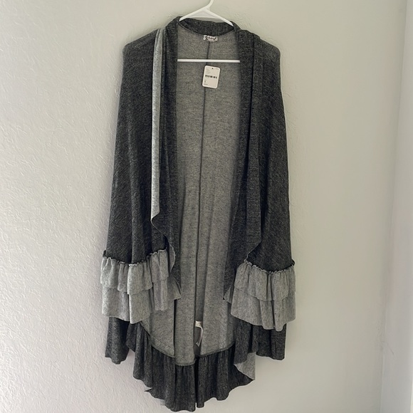 Free people bedtime stories long cardigan and short set - Picture 2 of 9